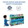 imageDelta Children Disney Princess Deluxe 9 Bin Design and Store Toy Organizer Greenguard Gold CertifiedBaby Shark