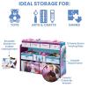 imageDelta Children Disney Princess Deluxe 9 Bin Design and Store Toy Organizer Greenguard Gold CertifiedDisney Frozen