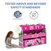imageDelta Children Disney Princess Deluxe 9 Bin Design and Store Toy Organizer Greenguard Gold CertifiedDisney Minnie Mouse