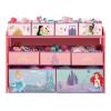 imageDelta Children Disney Princess Deluxe 9 Bin Design and Store Toy Organizer Greenguard Gold CertifiedDisney Princess