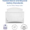 imageDelta Children Simmons Kids SlumberTime Emma 4in1 Convertible Baby Crib N More  Greenguard Gold Certified Bianca WhiteBianca White