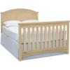imageDelta Children Simmons Kids SlumberTime Emma 4in1 Convertible Baby Crib N More  Greenguard Gold Certified Bianca WhiteNatural Sandstone
