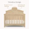 imageDelta Children Simmons Kids SlumberTime Emma 4in1 Convertible Baby Crib N More  Greenguard Gold Certified Bianca WhiteNatural Sandstone
