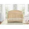 imageDelta Children Simmons Kids SlumberTime Emma 4in1 Convertible Baby Crib N More  Greenguard Gold Certified Bianca WhiteNatural Sandstone