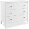 imageDelta Children Callum 3 Drawer Dresser with Interlocking Drawers Bianca WhiteNaturalBianca WhiteNatural