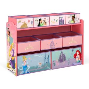 imageDelta Children Disney Princess Deluxe 9 Bin Design and Store Toy Organizer Greenguard Gold CertifiedDisney Princess