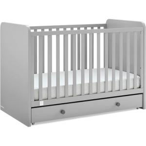 imageGAP babyGap Graham 4in1 Convertible Crib with Storage Drawer  Greenguard Gold Certified GreyDark Grey