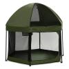 imageJeep Hexagon Pop Up Play Yard with Removable Canopy  Ideal for Indoor and Outdoor Use Olive GreenOlive Green