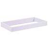 imageDelta Children Cassie 3 Drawer Dresser with Changing Top and Interlocking Drawers Bianca WhiteLilac