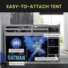 imageBatman Loft Bed Tent  Curtain Set for Low Twin Loft Bed Bed Sold Separately by Delta ChildrenBatman