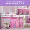 imageBatman Loft Bed Tent  Curtain Set for Low Twin Loft Bed Bed Sold Separately by Delta ChildrenDisney Princess