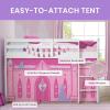 imageBatman Loft Bed Tent  Curtain Set for Low Twin Loft Bed Bed Sold Separately by Delta ChildrenDisney Princess