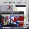 imageBatman Loft Bed Tent  Curtain Set for Low Twin Loft Bed Bed Sold Separately by Delta ChildrenSpiderman
