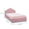 imageDelta Children Upholstered Twin Bed Rose PinkRose Pink