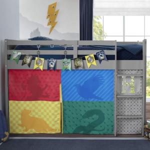 imageBatman Loft Bed Tent  Curtain Set for Low Twin Loft Bed Bed Sold Separately by Delta ChildrenHarry Potter