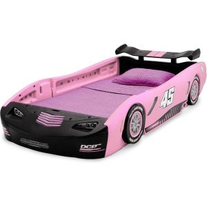 imageDelta Children Sport Race Car Twin Bed RedPink