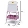 imageDelta Children  Minnie Mouse Activity Easel with Storage  Greenguard Gold CertifiedPrincess Crown