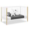 imageDelta Children Casey 4in1 Convertible Crib  Greenguard Gold Certified CharcoalNaturalBianca WhiteNatural