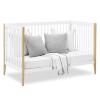 imageDelta Children Casey 4in1 Convertible Crib  Greenguard Gold Certified CharcoalNaturalBianca WhiteNatural