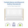 imageDelta Children Casey 4in1 Convertible Crib  Greenguard Gold Certified CharcoalNaturalBianca WhiteNatural