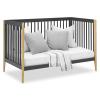 imageDelta Children Casey 4in1 Convertible Crib  Greenguard Gold Certified CharcoalNaturalCharcoalNatural