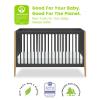 imageDelta Children Casey 4in1 Convertible Crib  Greenguard Gold Certified CharcoalNaturalCharcoalNatural