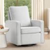 imageDelta Children Luna Nursery Swivel Glider  Greenguard Gold Certified and OekoTEX Standard 100 Fabric Dovetail GreyDovetail Grey