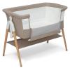imageDelta Children Bondi Beechwood Twin Bassinet with PureAir Breathable Mesh Sheet and FSCCertified Wood TanBedside Bassinet
