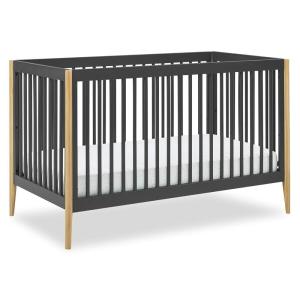 imageDelta Children Casey 4in1 Convertible Crib  Greenguard Gold Certified CharcoalNaturalCharcoalNatural