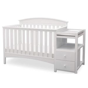 image:imageDelta Children Abby Convertible Crib and Changer Bianca WhiteBianca White