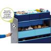 image:imageDelta Children Design and Store 6 Bin Toy Organizer GreyBlueGreyBlue