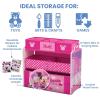 image:imageDelta Children Disney Minnie Mouse 6 Bin Design and Store Toy OrganizerMinnie Mouse  Dotty About Dots