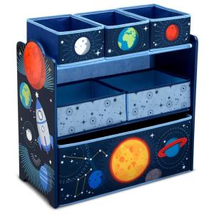 image:imageDelta Children Space Adventures Design amp Store 6 Bin Toy Storage Organizer  Greenguard Gold Certified Blue