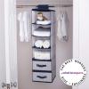 image:imageDelta Children 6 Shelf Hanging Wall Storage with 2 Drawers  Easy StorageOrganization Solution Holds Sweaters Shirts Pants Accessories amp More  Movable Drawers Allow for Customization NavyNavy