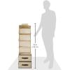 image:imageDelta Children 6 Shelf Hanging Wall Storage with 2 Drawers  Easy StorageOrganization Solution Holds Sweaters Shirts Pants Accessories amp More  Movable Drawers Allow for Customization NavyBeige