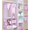 image:imageDelta Children Nursery Storage 24 Piece Set  Easy StorageOrganization Solution  Keeps Bedroom Nursery amp Closet Clean PinkPink