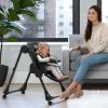 image:imageLittle Folks by Delta Children 2in1 SlimFold High Chair for Babies and Toddlers BlackBlack