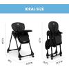 image:imageLittle Folks by Delta Children 2in1 SlimFold High Chair for Babies and Toddlers BlackBlack