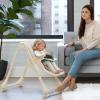 image:imageLittle Folks by Delta Children 2in1 SlimFold High Chair for Babies and Toddlers BlackCream