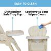 image:imageLittle Folks by Delta Children 2in1 SlimFold High Chair for Babies and Toddlers BlackCream
