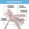 image:imageLittle Folks by Delta Children 2in1 SlimFold High Chair for Babies and Toddlers BlackPink