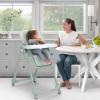 image:imageLittle Folks by Delta Children 2in1 SlimFold High Chair for Babies and Toddlers BlackSage Green
