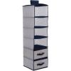 image:imageDelta Children 6 Shelf Hanging Wall Storage with 2 Drawers  Easy StorageOrganization Solution Holds Sweaters Shirts Pants Accessories amp More  Movable Drawers Allow for Customization NavyNavy