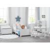 image:imageDelta Children MySize Wood Toddler Bed  Greenguard Gold Certified Dark ChocolateBianca White