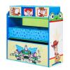 image:imageDelta Children  Toy Story Design amp Store 6 Bin Toy Storage Organizer  Greenguard Gold Certified Blue
