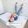 image:imageDelta Children Essex 4in1 Convertible Baby Crib Bianca White with Natural Legs  Delta Children Twinkle Galaxy Dual Sided Recycled Fiber Core Crib and Toddler Mattress BundleEbony