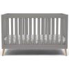 image:imageDelta Children Essex 4in1 Convertible Baby Crib Bianca White with Natural Legs  Delta Children Twinkle Galaxy Dual Sided Recycled Fiber Core Crib and Toddler Mattress BundleGrey With Natural Legs