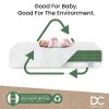 image:imageDelta Children Essex 4in1 Convertible Baby Crib Bianca White with Natural Legs  Delta Children Twinkle Galaxy Dual Sided Recycled Fiber Core Crib and Toddler Mattress BundleEbony