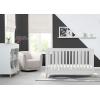 image:imageDelta Children Essex 4in1 Convertible Baby Crib Bianca White with Natural Legs  Delta Children Twinkle Galaxy Dual Sided Recycled Fiber Core Crib and Toddler Mattress BundleBianca White With Natural Legs