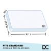 image:imageDelta Children Essex 4in1 Convertible Baby Crib Bianca White with Natural Legs  Delta Children Twinkle Galaxy Dual Sided Recycled Fiber Core Crib and Toddler Mattress BundleGrey With Natural Legs
